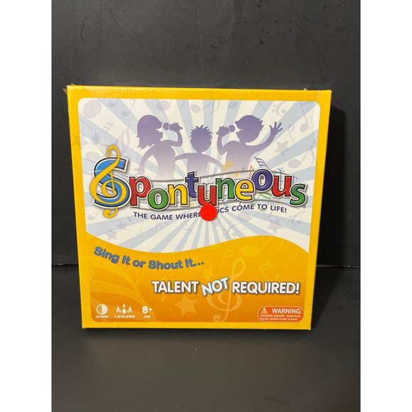 New and Still Wrapped Spontuneous: The Game Where Lyrics Come to Life! - Picture 1 of 7